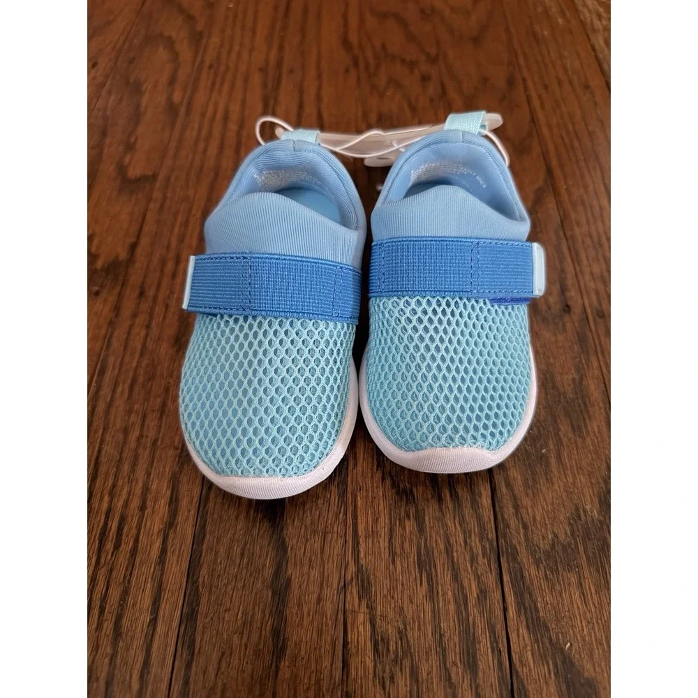 Cat & Jack Unisex Toddler Light Blue Slip-On Water Shoes Size 5 NWOB Mesh Top